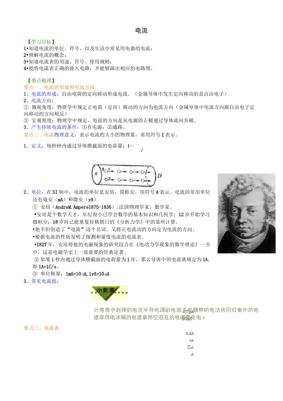 电流知识讲解_第1页