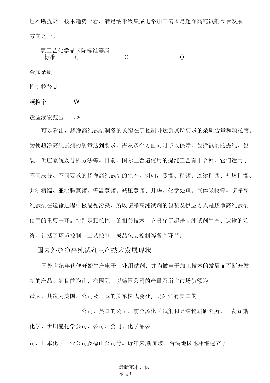 年产10000吨超净高纯试剂项目建议书-最新_第3页