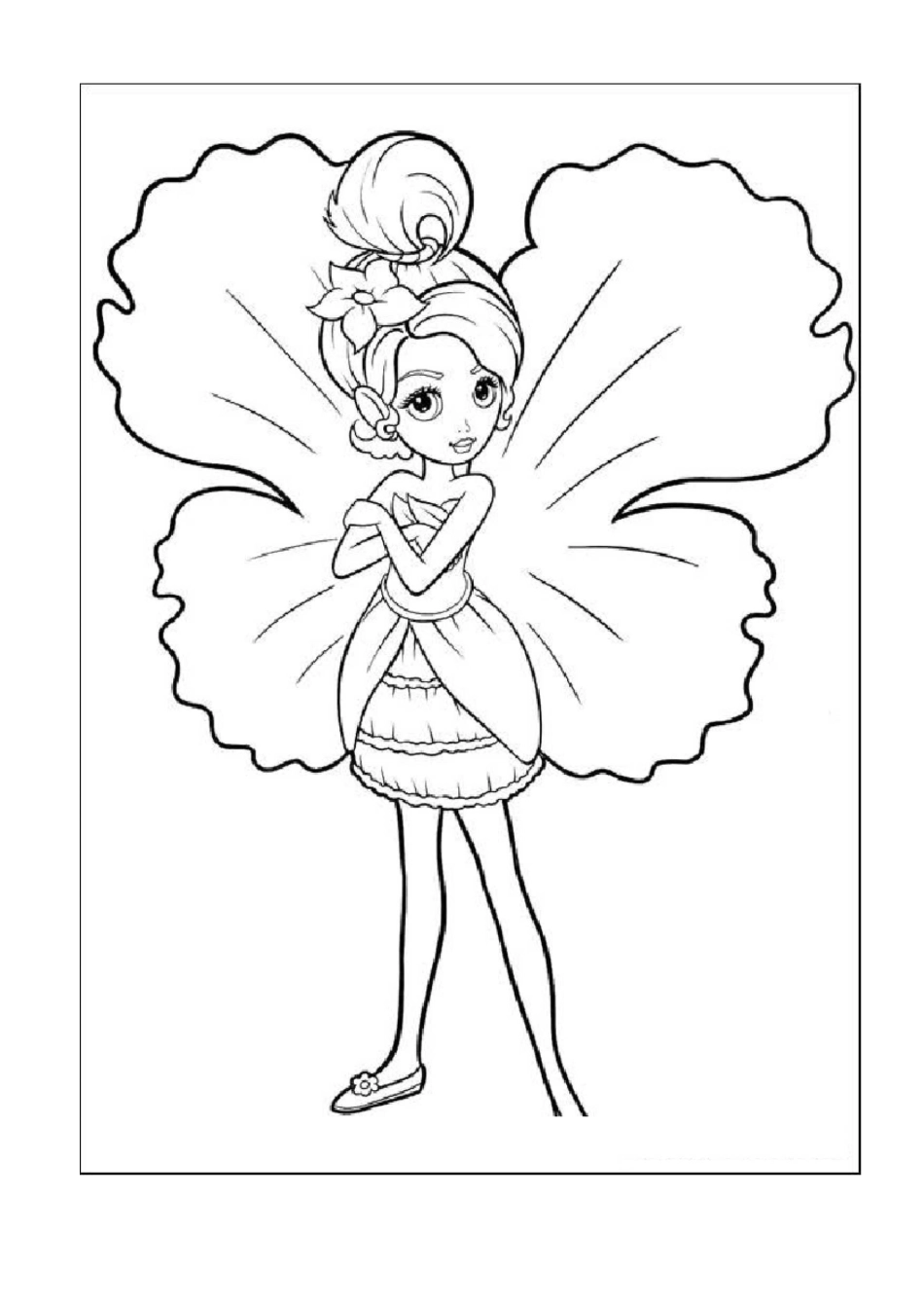 儿童公主涂色画_第2页