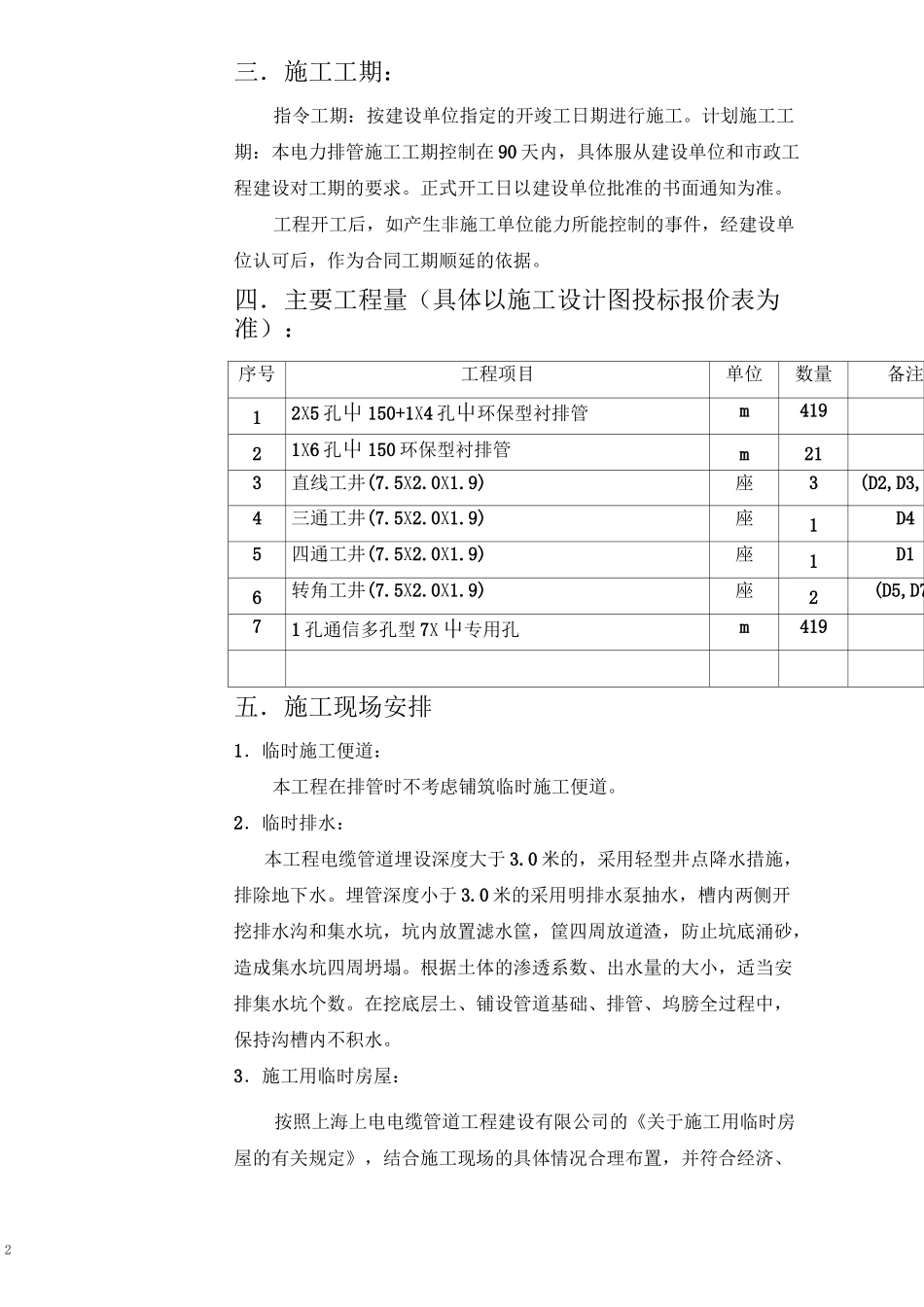 施工组织设计(电缆排管工程).._第3页