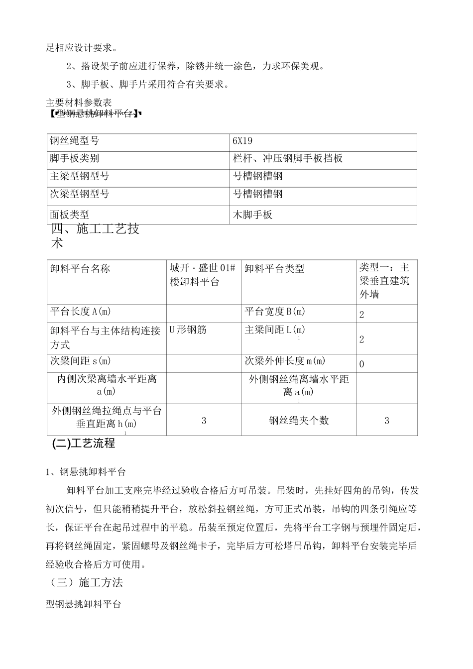 卸料平台专项施工方案 _第2页
