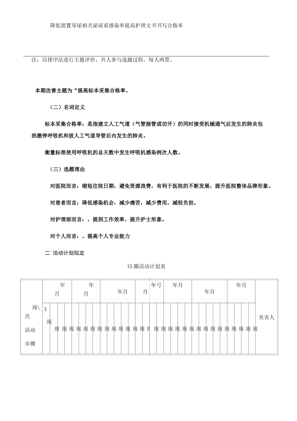 降低呼吸机相关性肺炎感染率结题_第2页