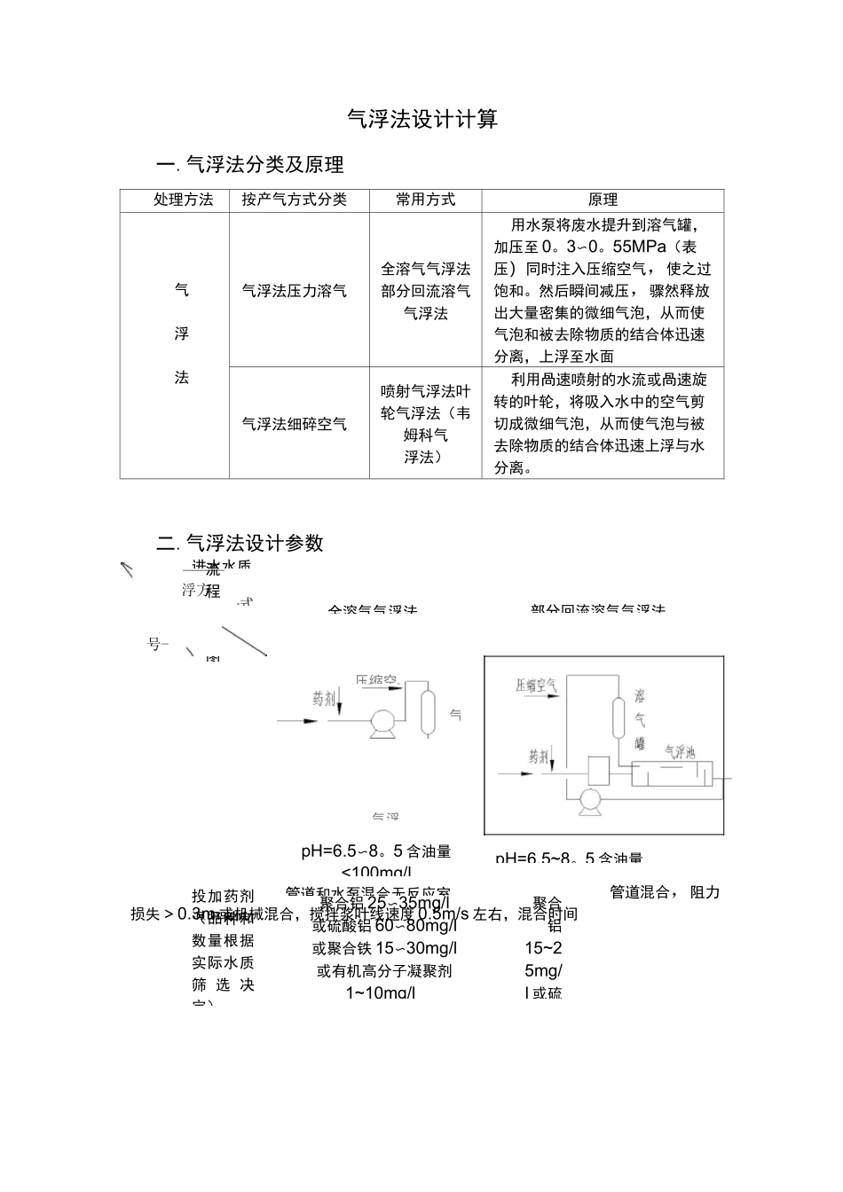 气浮法设计计算【范本模板】_第1页