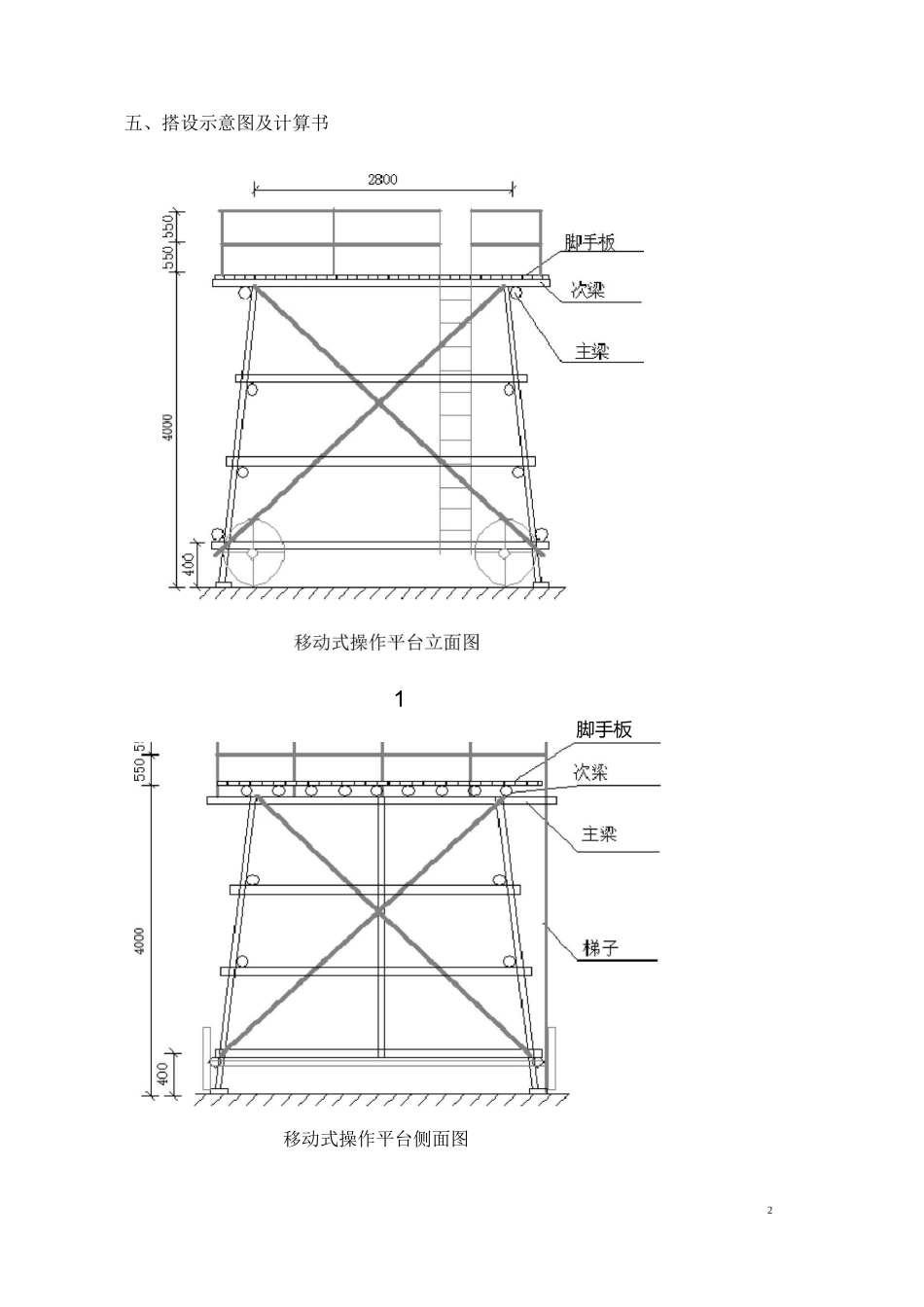 移动式操作平台施工方案_第3页