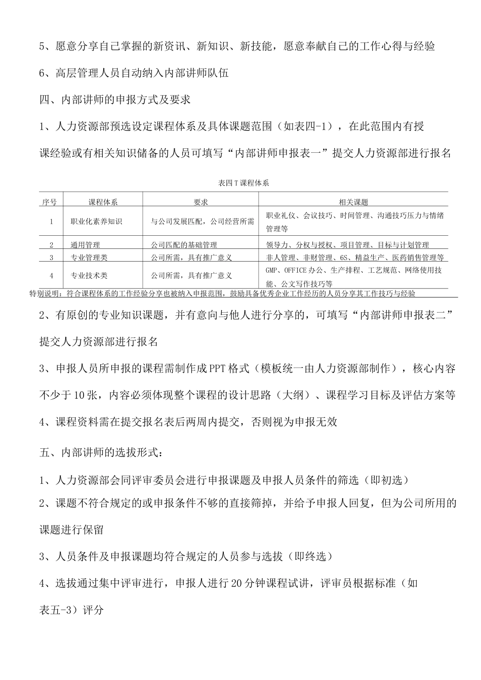 公司内部讲师选拔及培养方案_第3页