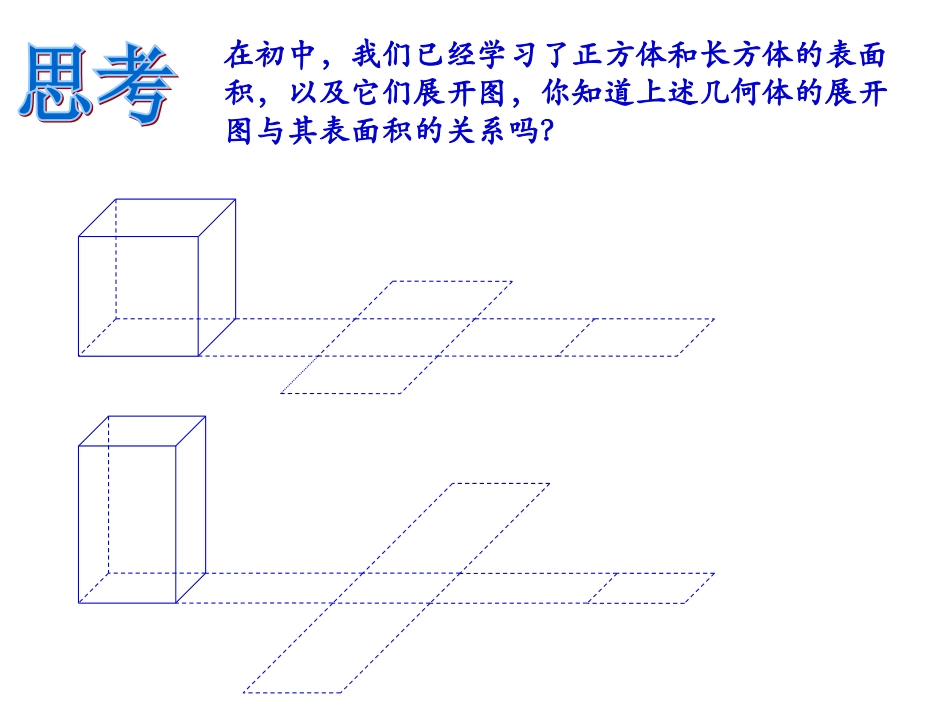 高一数学柱体、锥体、台体的表面积新课标_第2页