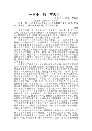 一只小小的萤火虫