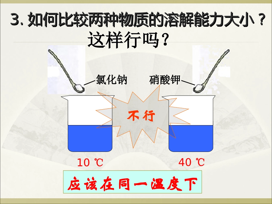 九年级化学_溶解度_第二课时_第3页