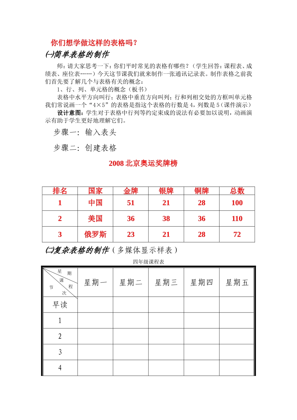 《制作word表格》教案_第2页