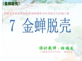 金蝉脱壳课件