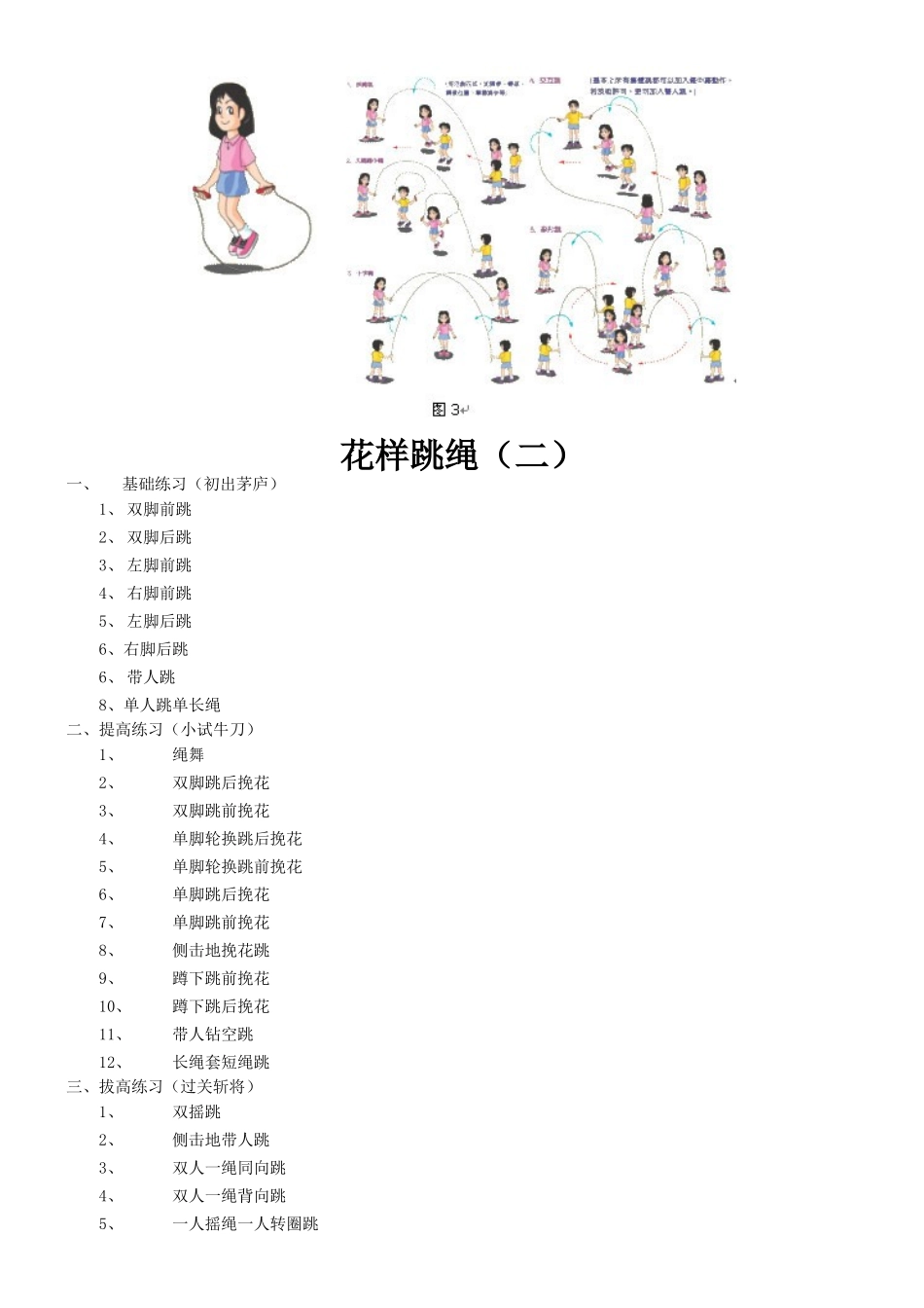 跳绳方法指导_第3页