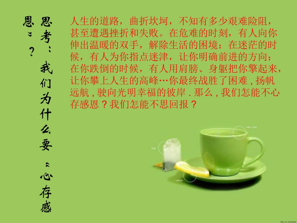 小学生感恩节主题班会_第3页