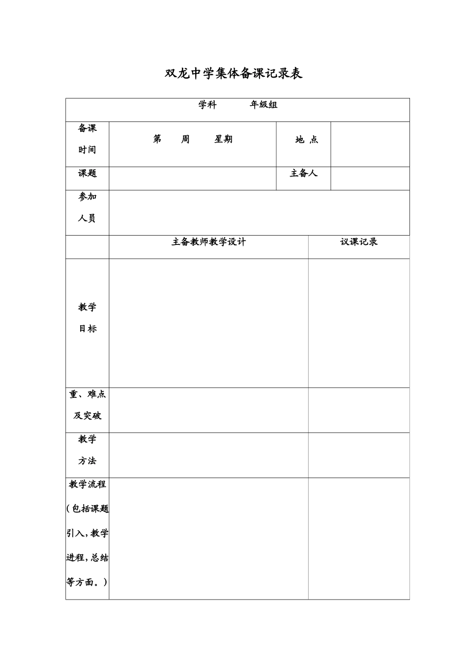 集体备课记录表_第1页