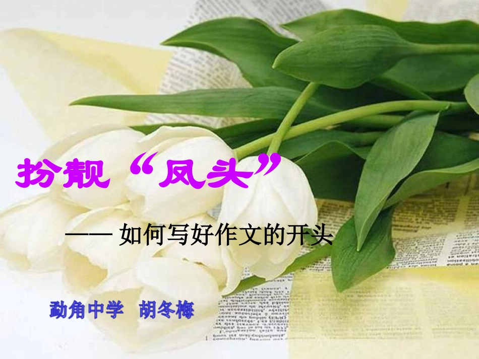 如何写好作文开头_第2页