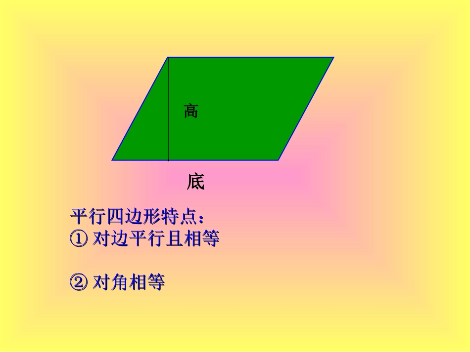 《平行四边形面积计算》课件_第2页
