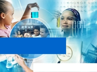 中学生实验室化学实验背景模板