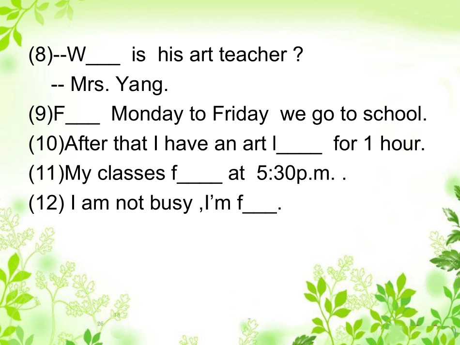 期末复习备课：Unit9复习_第2页