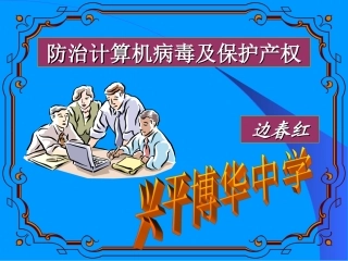 防治计算机病毒及保护产权