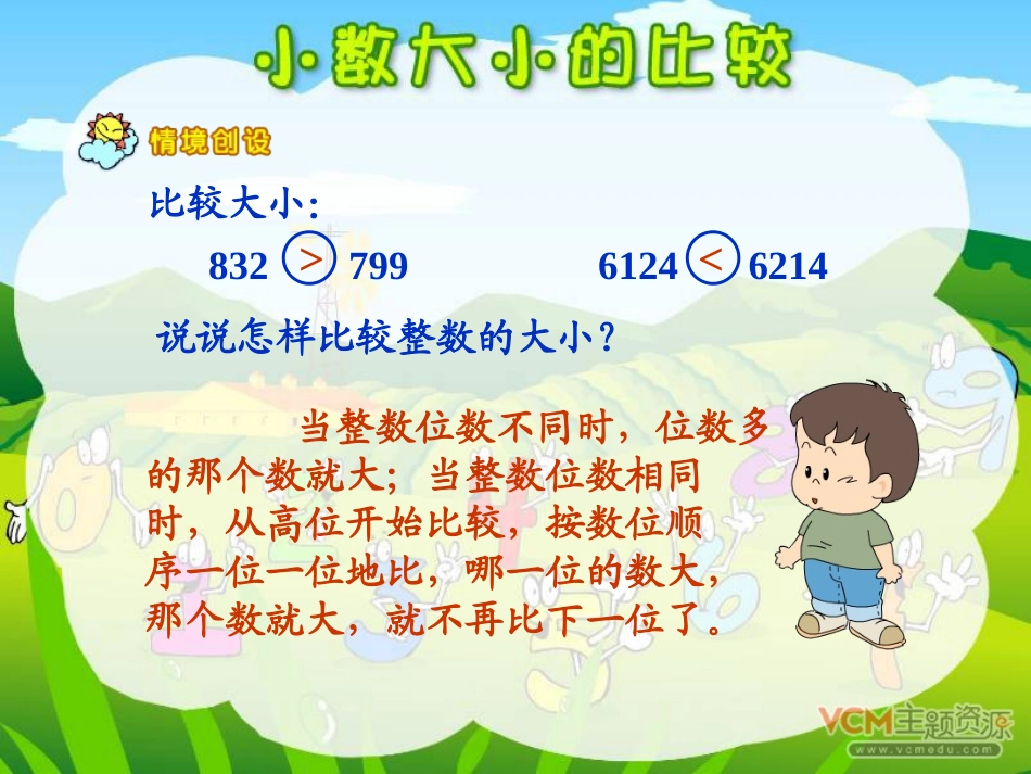 人教版三年级数学下册《小数大小的比较》PPT课件_第2页