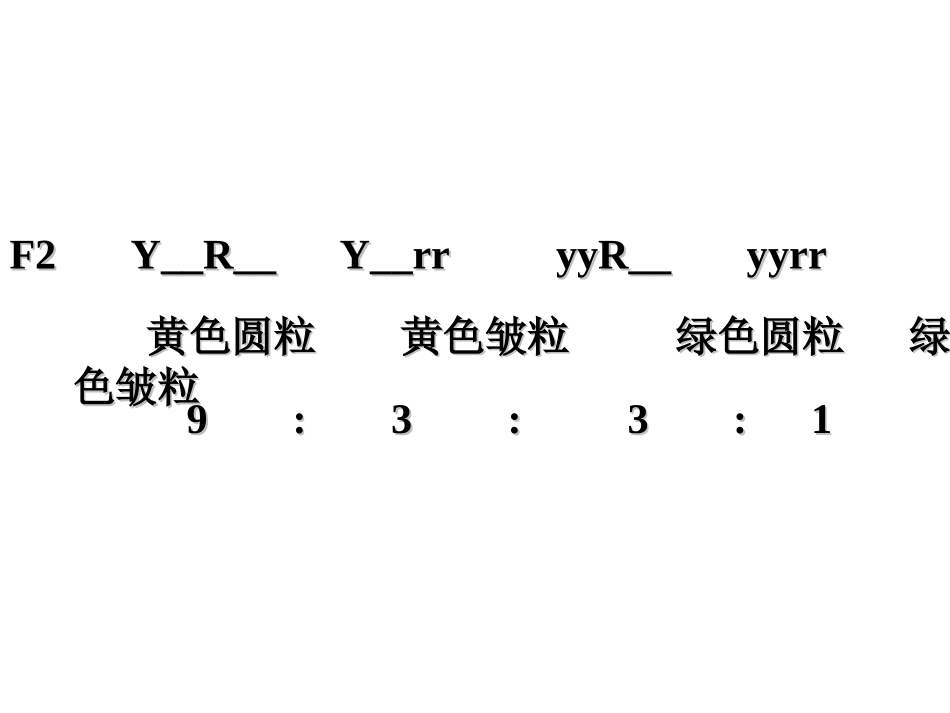 自由组合定律中的特值问题1_第3页