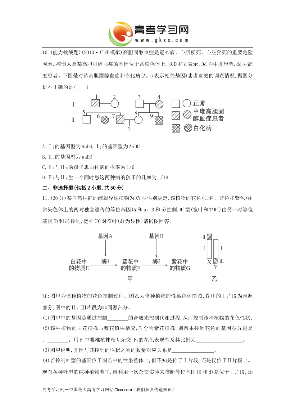 《基因在染色体上伴性遗传》_第3页