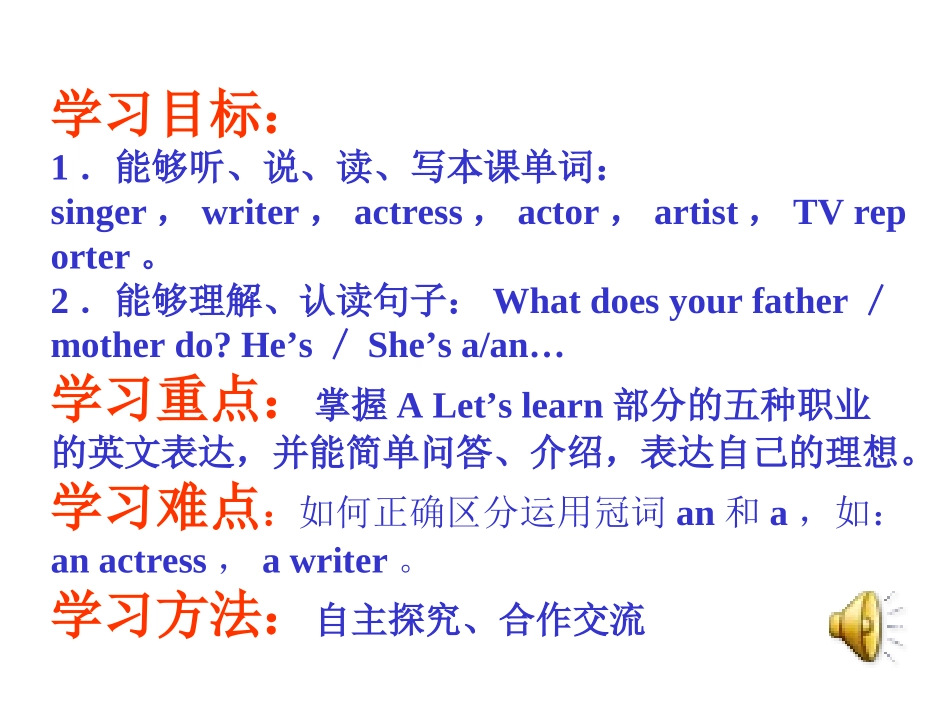 六年级英语What_does_he_do第一课时课件_第2页