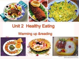 [中学联盟]浙江省温州市啸秋中学高中英语必修3课件：unit2HealthyEatingwarmingup