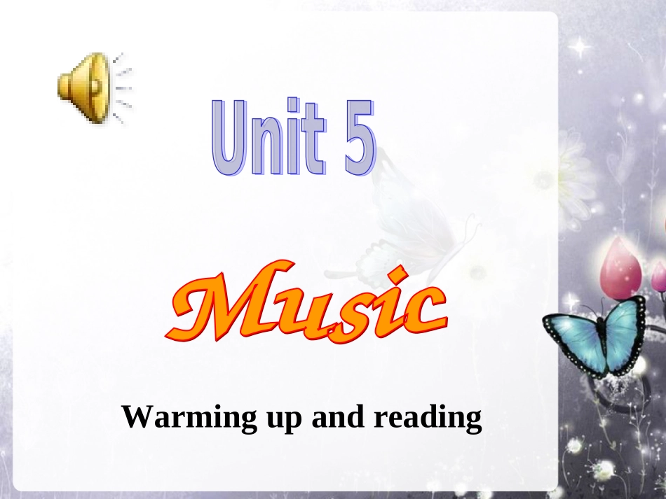 必修二unit5课件_第1页