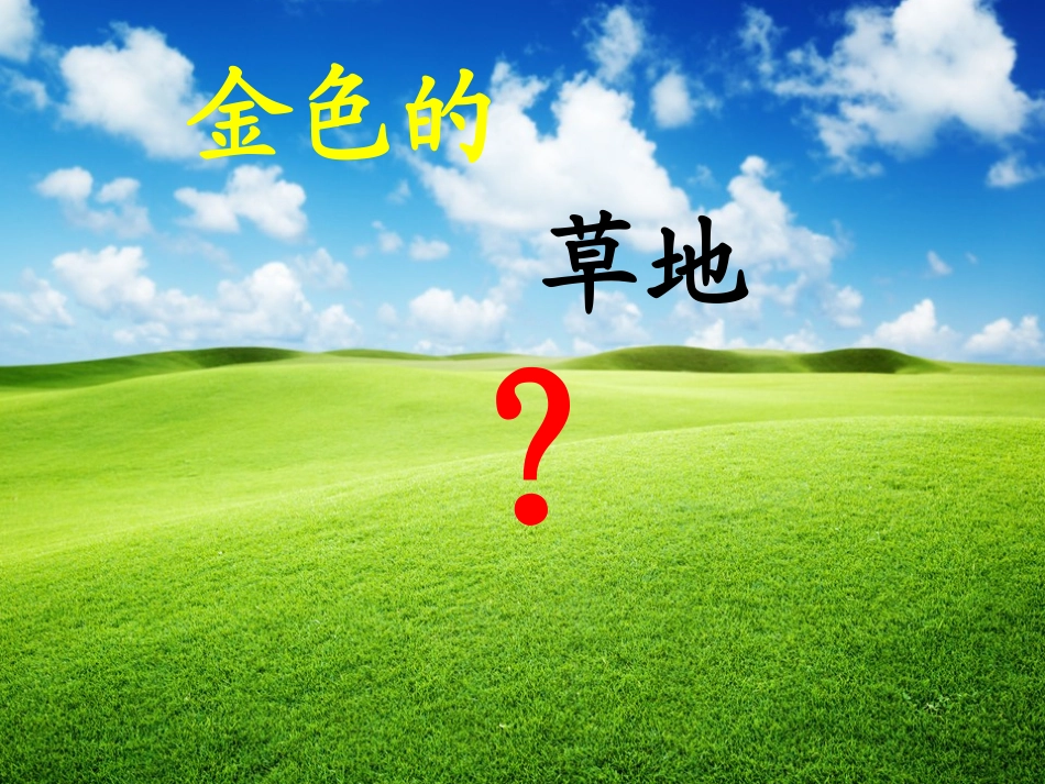 金色的草地 (3)_第1页