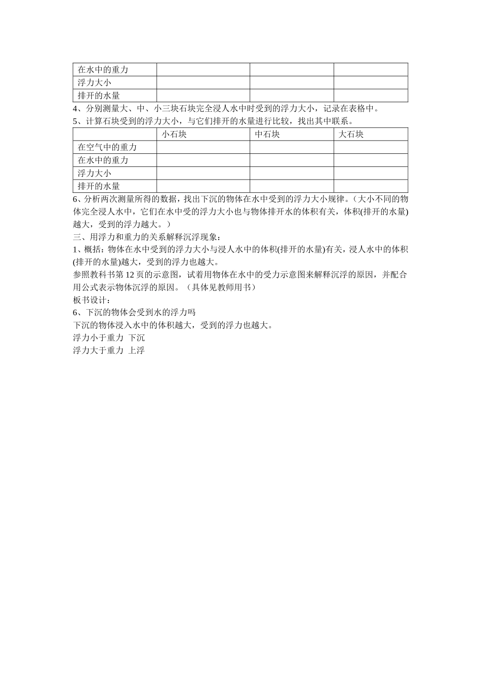 下沉的物体会受到水的浮力吗_第2页