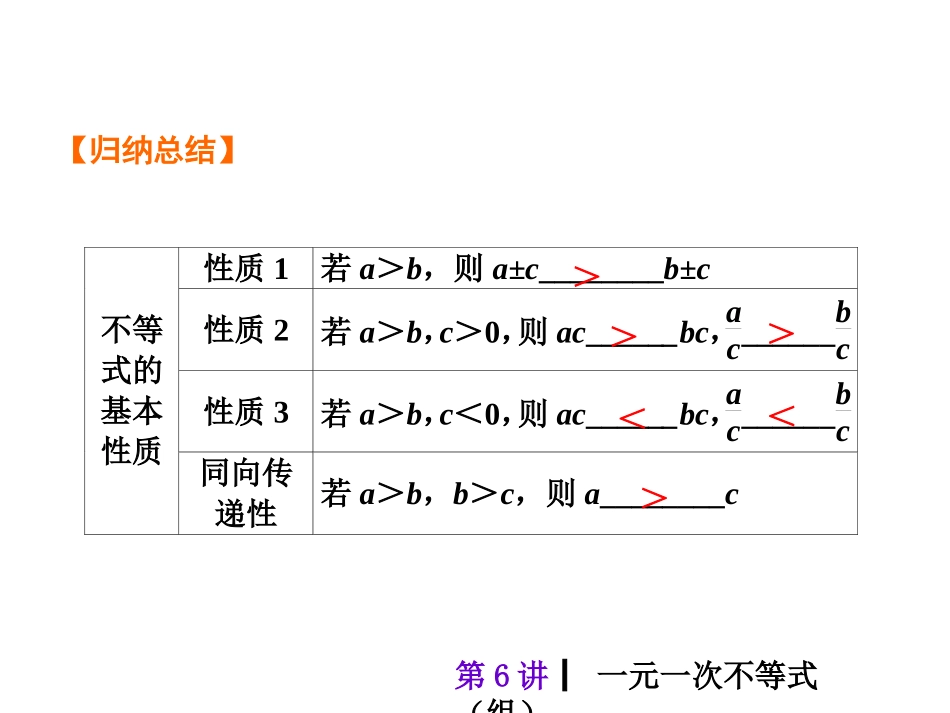 2015人教新课标中考总复习课件(第6讲一元一次不等式组)_第3页
