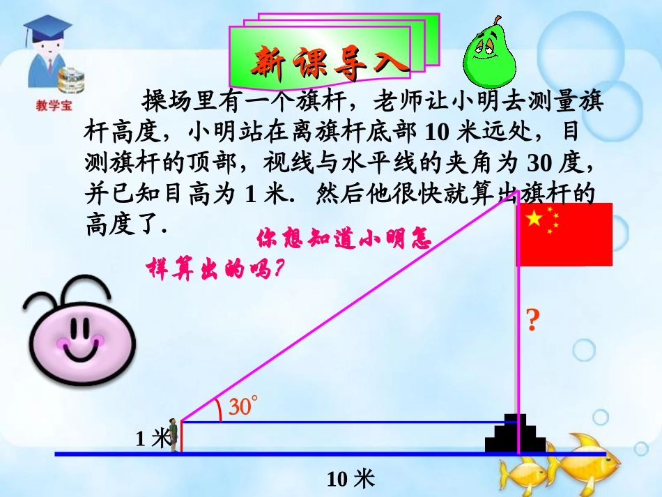 《281锐角三角函数》课件_第1页