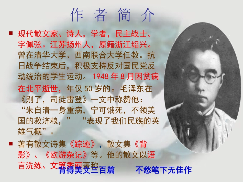 语文课件《背影》（37张）_第3页