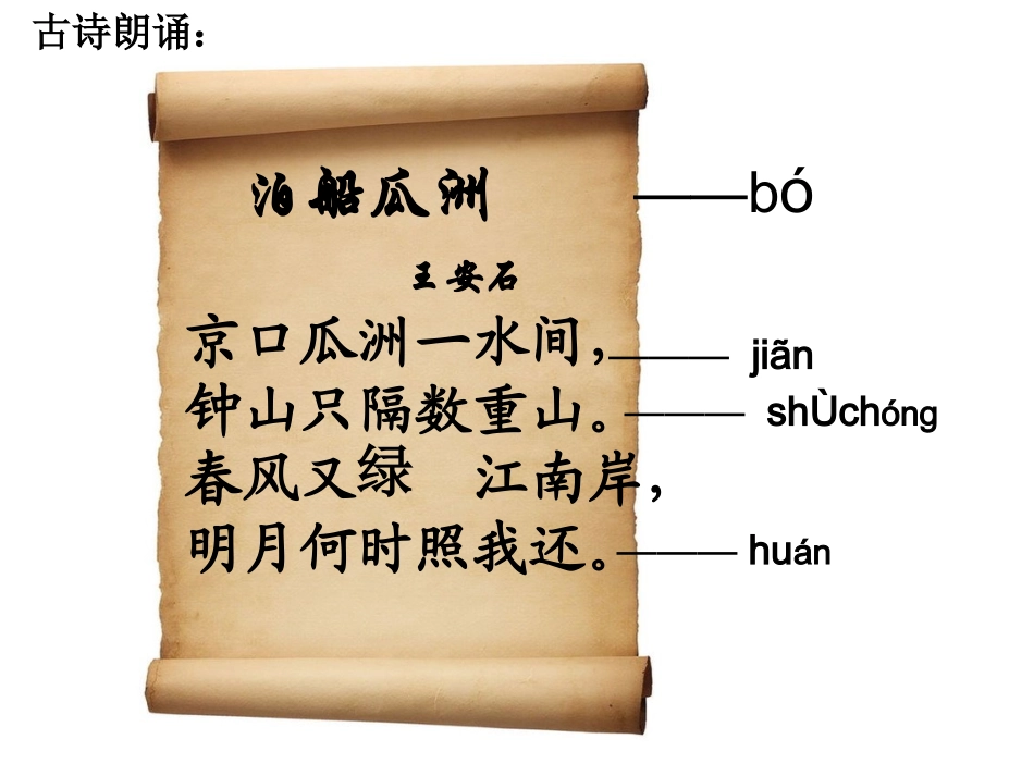 泊船瓜洲_课件_第2页