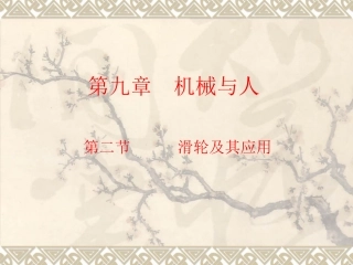 初中三年级物理上册第十三章力和机械课件