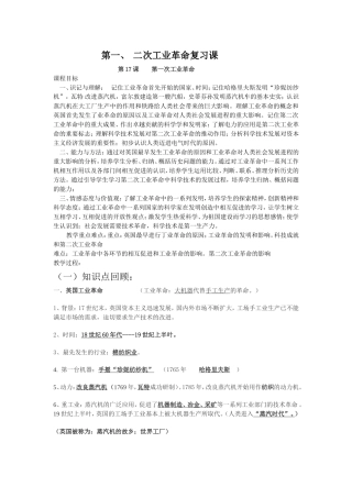二次工业革命复习课