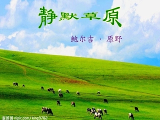 静默草原定好课件
