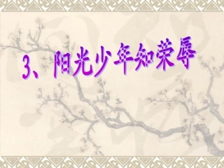 阳光少年知荣辱 (2)