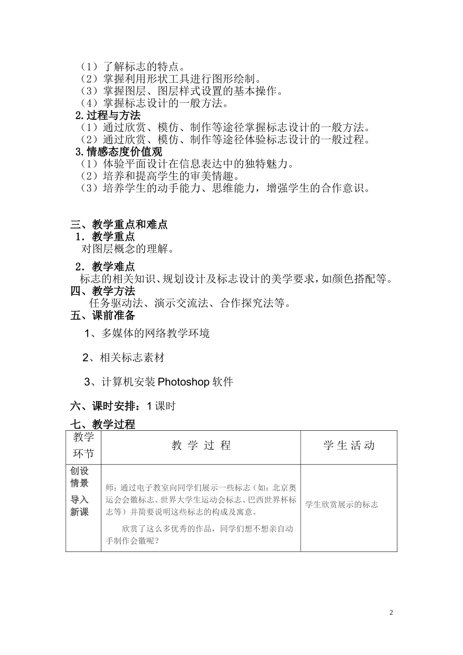 2014制作运动会会徽教学设计_第2页