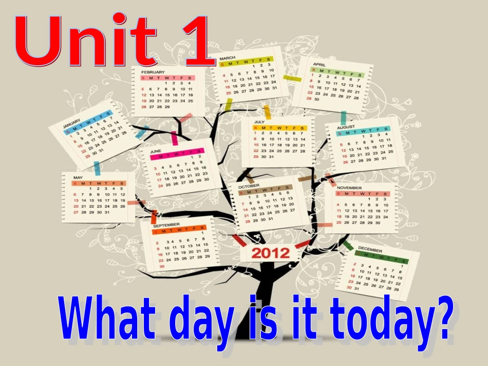 外研版英语七年级上册_Starter_Module_4_第3页