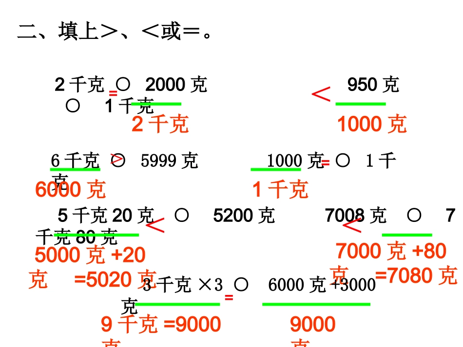 克和千克复习课件1_第3页