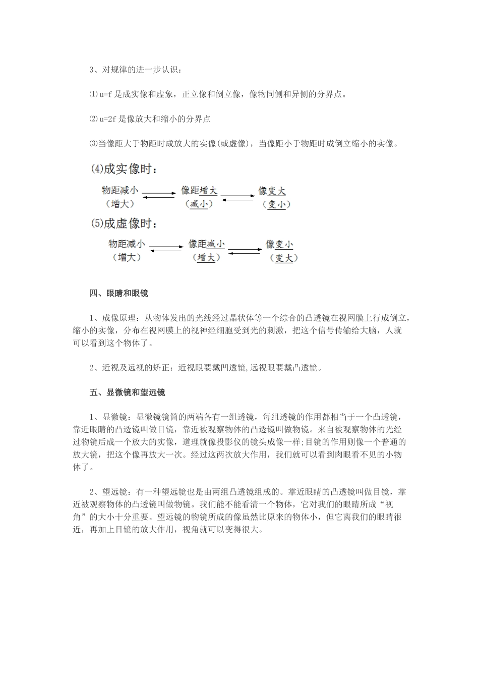 透镜有关知识点_第3页