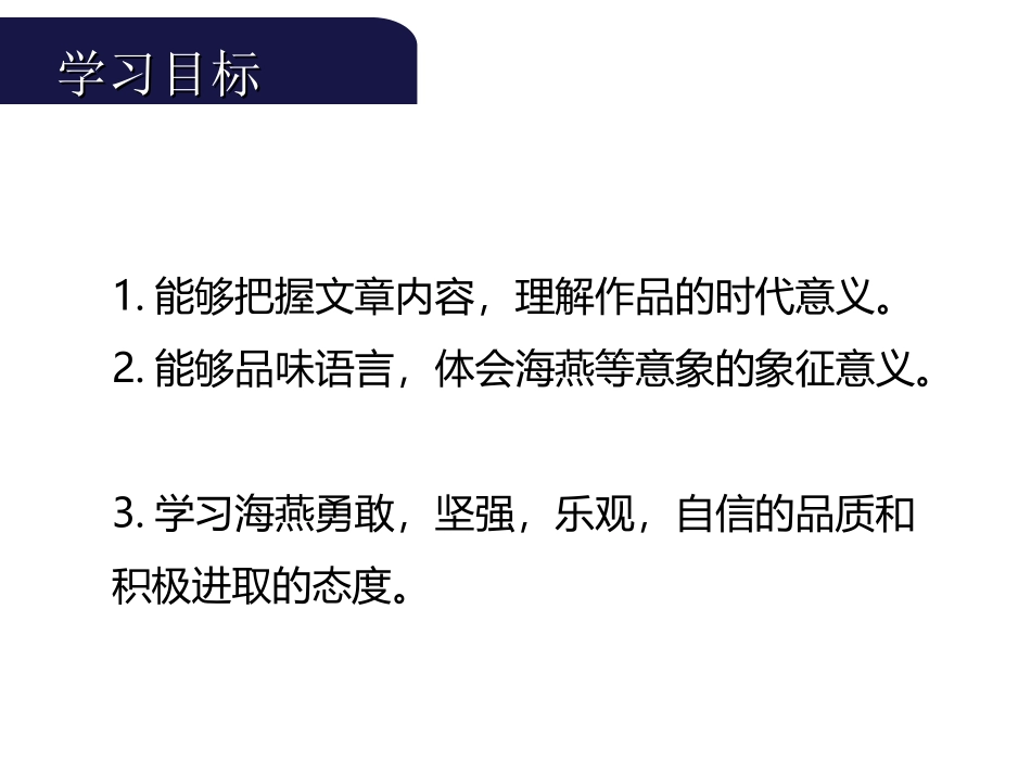 九年级下册《海燕》课件_第2页