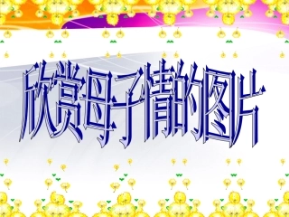 《我的母亲》课件【46页】