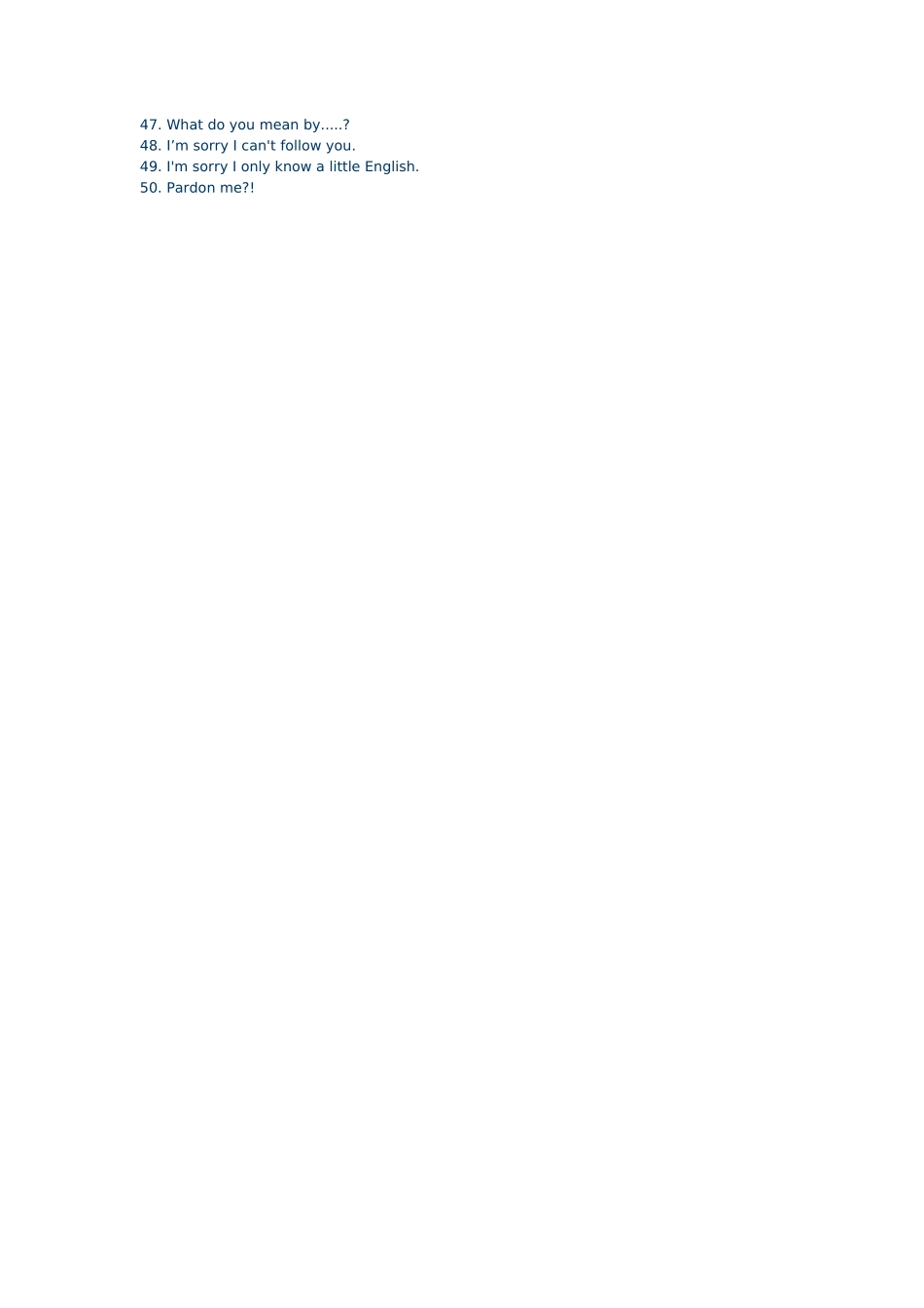 英语教师课堂用语以及一些日常用语2_第3页