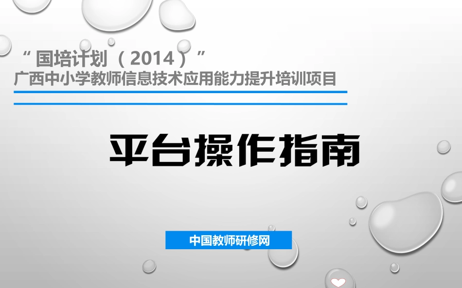 广西信息技术平台操作PPT_第1页