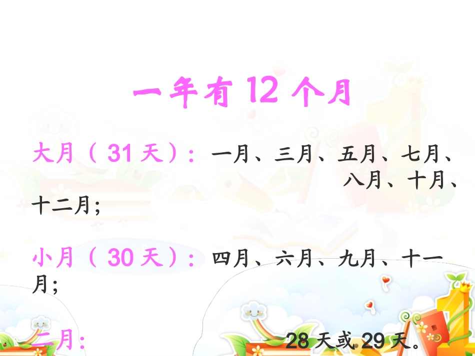 人教版三年级数学下册年月日课件_第2页