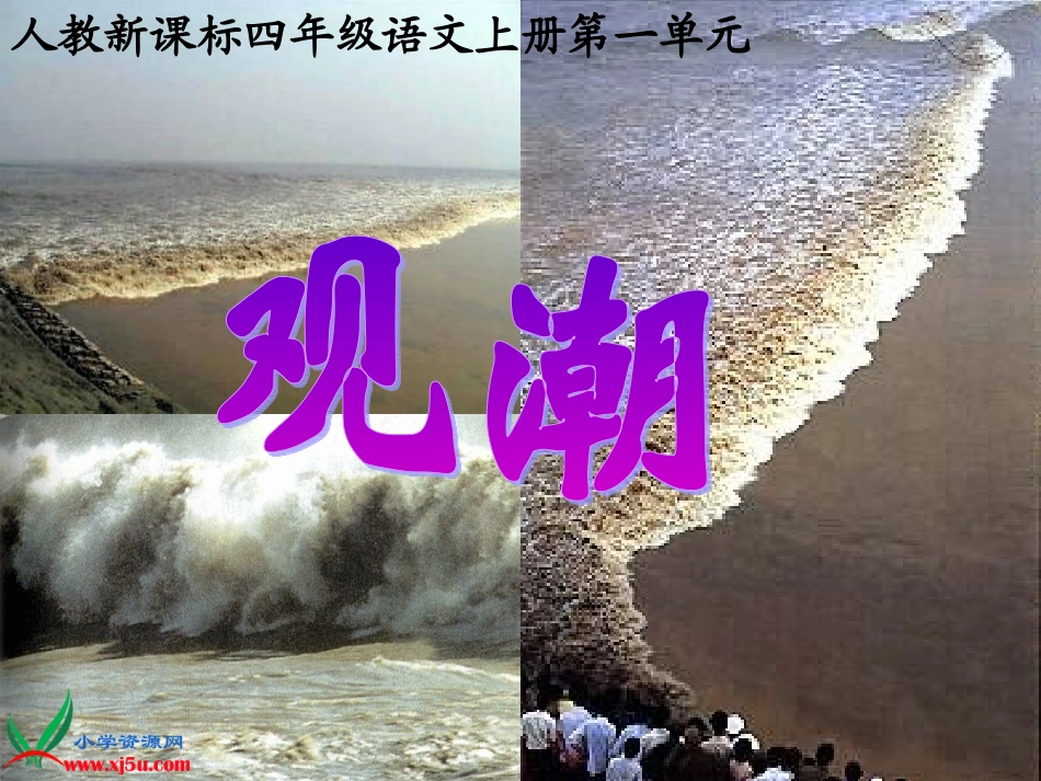(人教新课标版)四年级语文上册课件_观潮_3_第1页