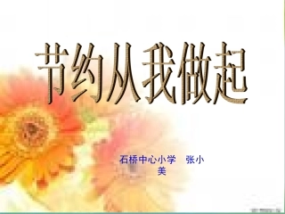 综合实践：节约从我做起1