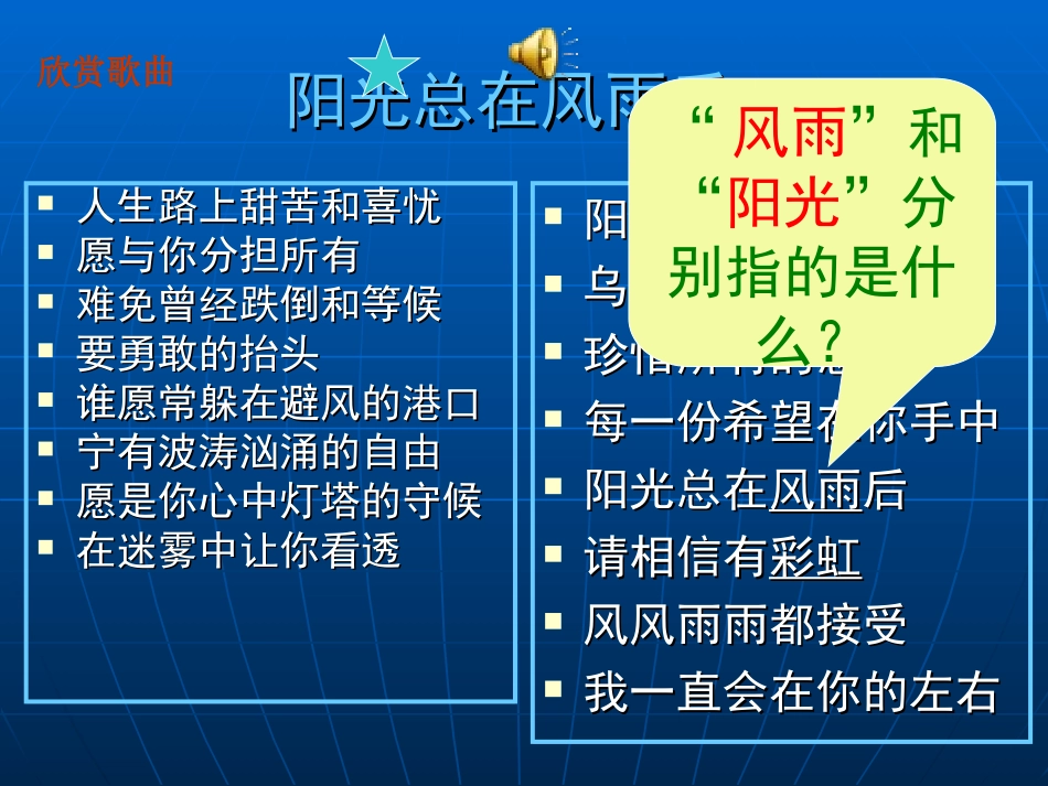 周三_勇敢面对风雨课件_第2页